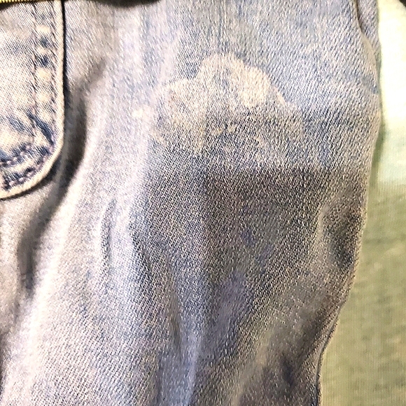 ✨ Celebrity Pink Denim Romper Medium (7-9) Juniors Cute Casual 👖☀️ - Picture 8 of 12